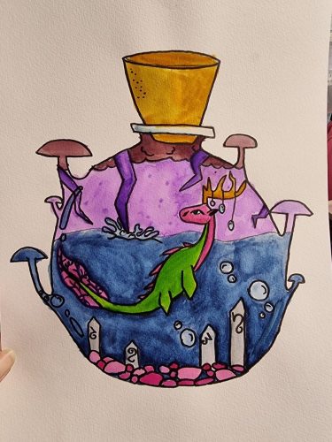 Jar art - kids art classes
