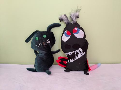 Kids art and craft class, making a soft toy 5